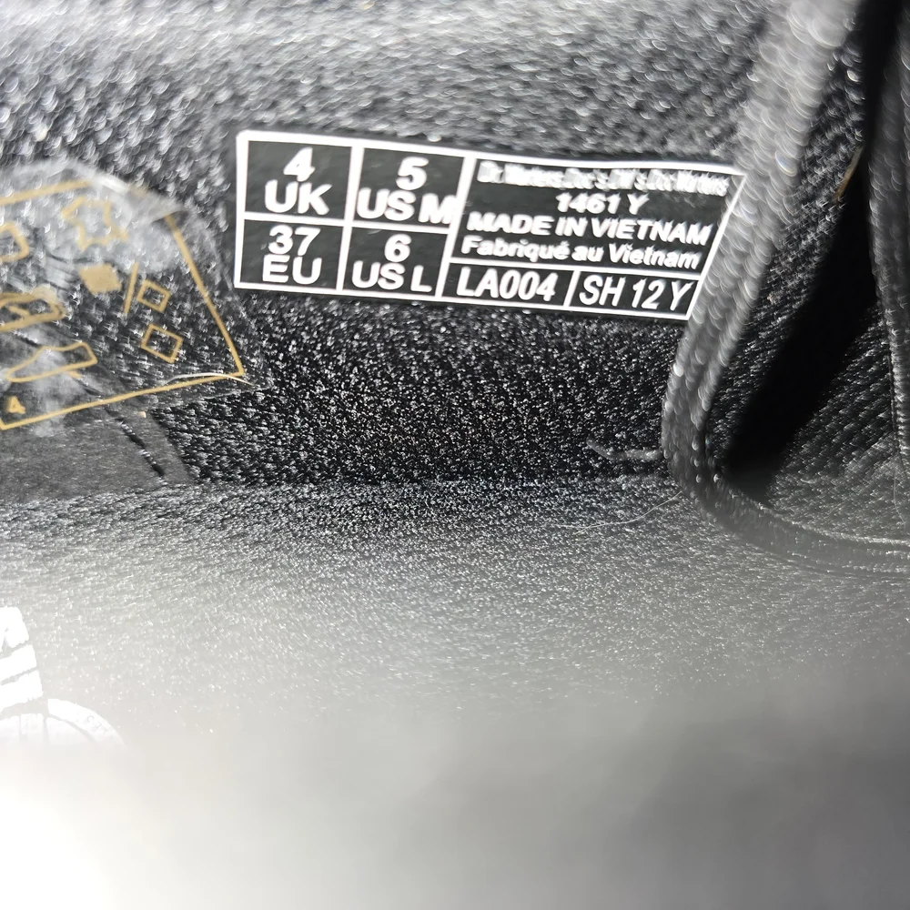 Dr. Martens Black Leather Oxfords - Picture 5 of 6